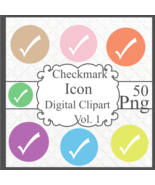Checkmark icon Digital Clipart Vol. 1 - $37.50 MXN