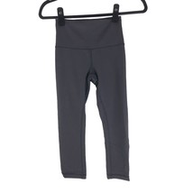 Lululemon Womens Wunder Train High-Rise Crop 21&quot; Black 4 - £30.83 GBP