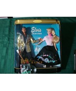 1996 Barbie Loves Elvis Collector Edition Mattel 2 Pc Doll Set. Box Damage - $135.82 CAD