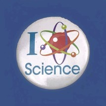 I Atom Instead Of Heart Science Pin Pinback Button Science Nerd Humor Geek - £8.64 GBP