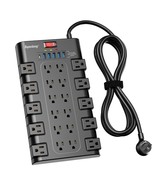 Power Strip, Surge Protector With 22 Ac Outlets And 6 Usb Charging Ports... - $59.99