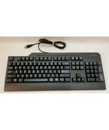 Lenovo KB1021 USB Keyboard Tested Working Clicky Keys Flip Feet Black No... - $95.50 MXN