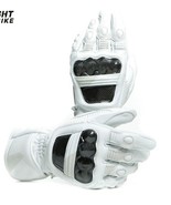 MEN&#39;S WHITE COWHIDE Leather Motorcycle Motorbike Motogp Racing Leather G... - $1,330.33 MXN+