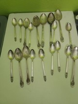 Lot Of 19 Spoons 1847 Wm Rogers Bros Mfg Silverware Flatware - £76.79 GBP