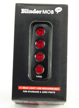 Knog Blinder Mob V The Face Rear USB Rechargeable Bicycle Light Black - $74.99