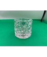 Tiffany Crystal ROCK CUT Candle Holder Votive - $129.85 CAD