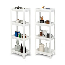 2 Packs 4-Tier Detachable Slim Storage Cart with Drainage Holes for Smal... - $72.26