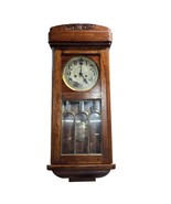 Early 1900s Gustav Becker German Harfen-Gong Pendulum Wall Clock 28&quot;x12&quot; - $382.32