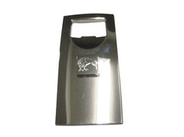 Silver Toned Square Etched Kiwi Bird Bottle Opener - £24.10 GBP