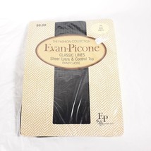 Evan Picone Classic Lines Black Panty Hose Size Small - £11.28 GBP
