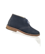 Johnston Murphy Sheepskin Chukka Boots Men&#39;s Blue Suede Shoes 25-3498 Sz... - $33.24