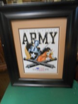 Great Wood Framed Picture-UNITED STATES ARMY 1775 - £17.46 GBP