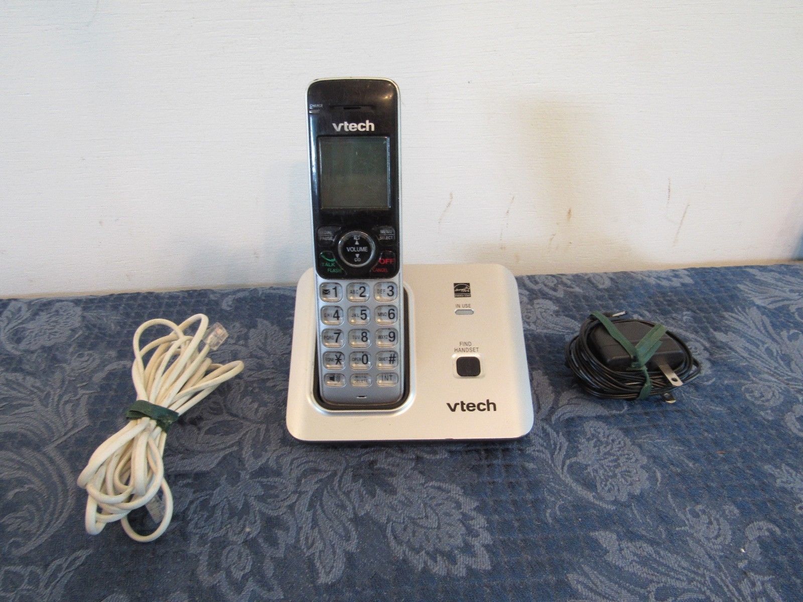 Vtech Cordless Phone System CS6619 + Base & Power Adapter Replacement - $14.91