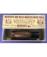Herter&#39;s World Famous 903 Deer Master Deer Call with Box &amp; Manual Wood - £66.18 GBP