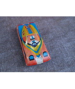 Antique Rare Soviet Russian USSR Primitive Tin Toy Racing Car #4 - €11,78 EUR