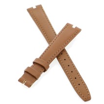 Gucci 13mm Tan Genuine Leather Regular W No Buckle FreeShip Watch Band MT2604 - $74.25