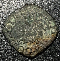 1584 Italy Liguria Delfino Tizzone Liard Dauphin Rare Medieval Coin - £77.40 GBP