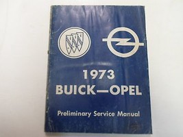 1973 Buick Opel Preliminare Servizio Manuale Worn Acqua Danneggiato Fabbrica OEM - £12.45 GBP