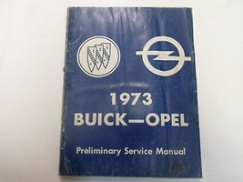 1973 Buick Opel Preliminare Servizio Manuale Worn Acqua Danneggiato Fabbrica OEM - £11.97 GBP