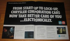 1972 Chrysler Corporation Ad - From start-up to lock-up, Chrysler Corporation  - $18.49
