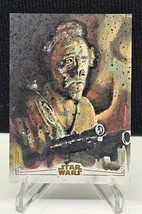 2025 Topps Chrome Star Wars Doctor Cornelius Evazan Sketch Gold Foil Art... - $197.99