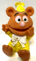 Vintage 1984 Tommee Tippee Muppets Fozzie Rubber Bear Squeaky Toy 5&quot; Hon... - £7.68 GBP