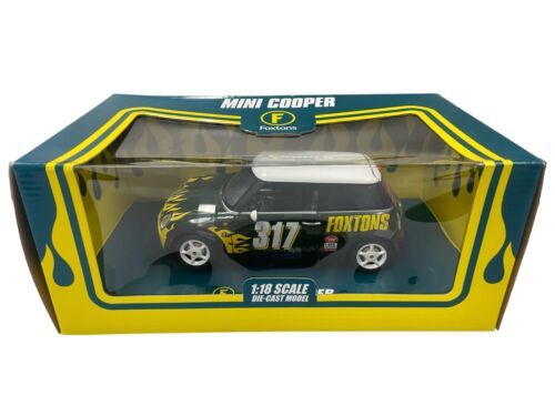 Primary image for Mini Cooper 317 Rally Scale Car Foxtons Die Cast 1:18 Scale