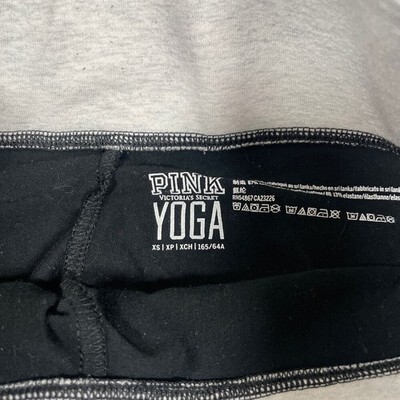 Victoria's Secret PINK Yoga Crisscross Leggings Women's Size XS Black white Item image 5