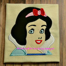 Snow White Applique Machine Embroidery Design - £3.19 GBP