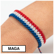 Make America Great Again Bracelet, MAGA, Gift for Men, Waterproof, Adjus... - $19.70+