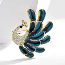 VintageStyle Peacock Brooch for Men  Women - $28.01
