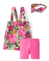 NWT Gymboree Girls Size 4T Safari Tank Headband Pink Bike Shorts  NEW - £17.98 GBP