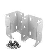 2-Pack Aluminum Fence Rail Metal Bracket Heavy Duty Outdoor Garden Vinyl... - €10,96 EUR