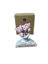 NEW Avon Gift Collection Cloud Nine Cupid Valentine&#39;s Figurine- Elephant VINTAGE - £6.56 GBP