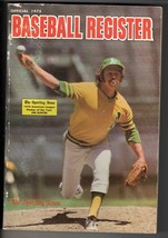 VINTAGE 1975 Baseball Register Catfish Hunter A&#39;s - £11.60 GBP