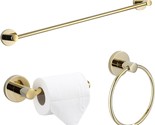 Cavoli 24-Inch Towel Bar, Toilet Paper Holder, Towel Ring, 3-Piece Lavatory - $40.94