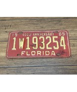 Vintage License Plate - Florida 400th Anniversary - 1965 - CV JD - €35,82 EUR