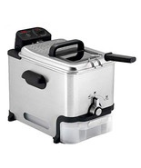 3.5L Deep Fryer with Oil Filtration System: 1700W Stainless Steel Fryer - €363,25 EUR