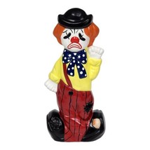 Vintage 2 Sided Clown Piggy Bank Happy Face Sad Face Circus Carnival Theme - £19.97 GBP