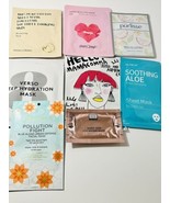 8x Sheet Mask Facial Lot/Set, Purlisse, Glam Up, Pacifica, Verso, Erno L... - $11.50