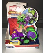 Marvel Super Hero Adventures Playskool Heroes Smash Mobile with Hulk - Rare - £23.62 GBP