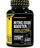 Primaforce Nitric Oxide Booster (2,250mg, 120 Capsules) - 40 Servings of... - $39.92 CAD