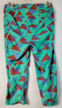 Free People Leggings Women Size Small Multi Geo Print Logo Elastic Waist... - £13.10 GBP