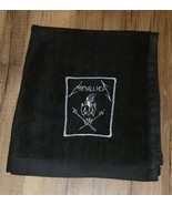 Metallica Embroidered Golf Sport Towel 16x18 Black - £13.39 GBP
