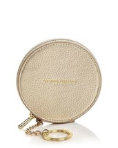 Campo Marzio Unisex Leather Coin Purse Keychain Size One Size Color Gold - £31.85 GBP