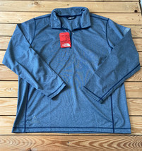 the north face NWT Men’s 1/4 zip Tech fleece jacket size XL Grey F4 - £37.51 GBP