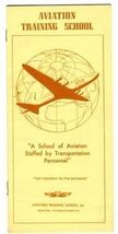 1949 Aviation Training School Brochure Boston Massachusetts - $14.83