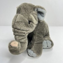 Baby Elephant Plush Wild Republic Gray 2016 Small Stuffed Animal Lovey T... - $9.36