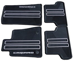 2016-2024 Camaro Genuine GM Front &amp; Rear All Weather 4pc Floor Mats 23412245 - £95.01 GBP