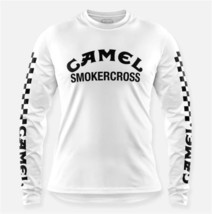 Camel Smokercross motocross enduro trial MTB downhill jersey white long sleeve - £28.52 GBP